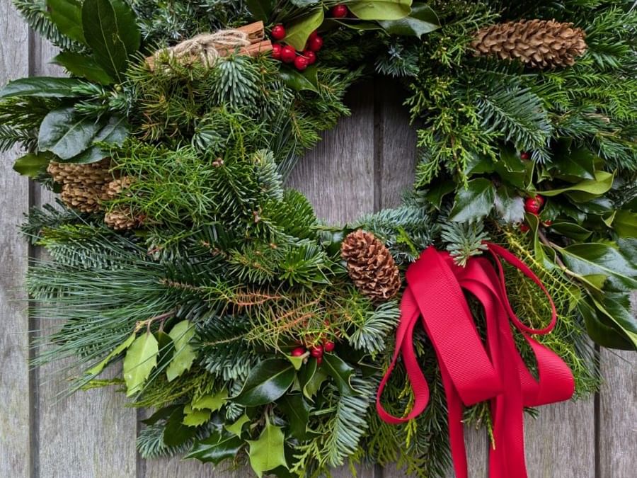 Festive Wreath Making With Afternoon Tea