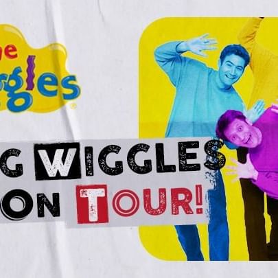 Poster of The Wiggles tour at Brady Hotels