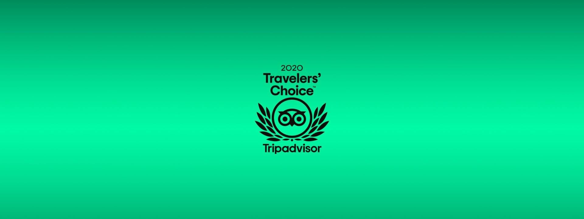 The 2020 Traveler's Choice poster used at Roc e Fiori