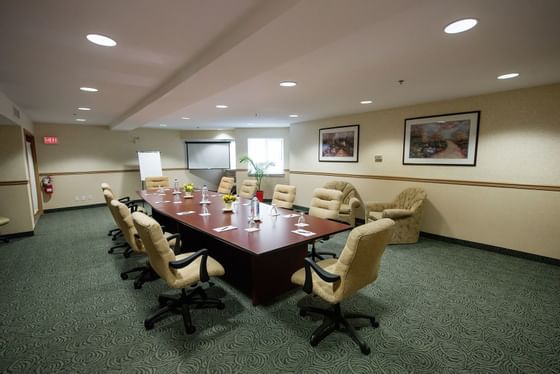 Conference table with chairs