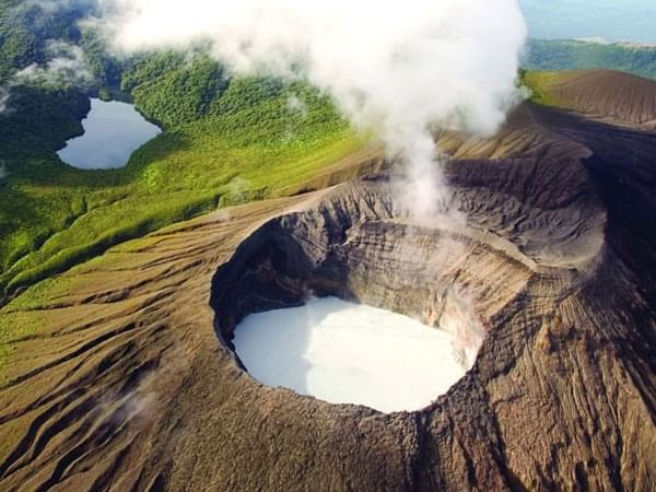 A Volcano in Rincón de la Vieja Park near Cala Luna Hotel