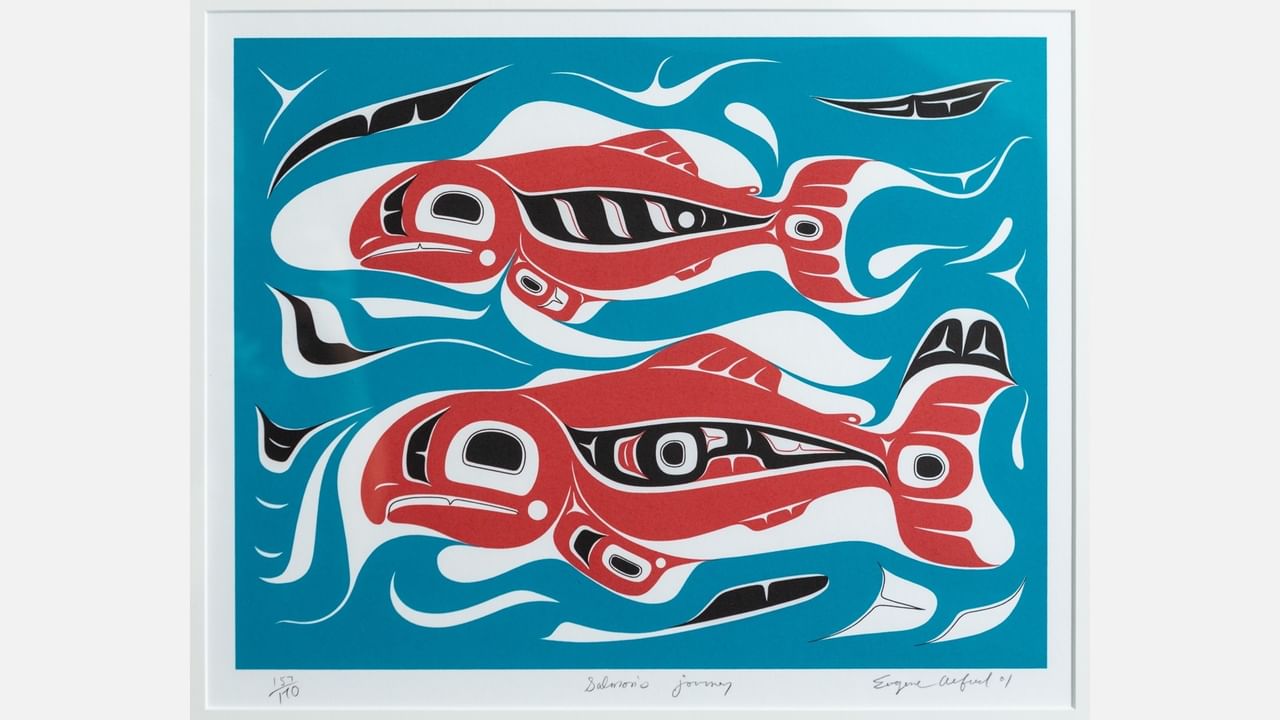 Art work located on the Cedar Gallery Floor