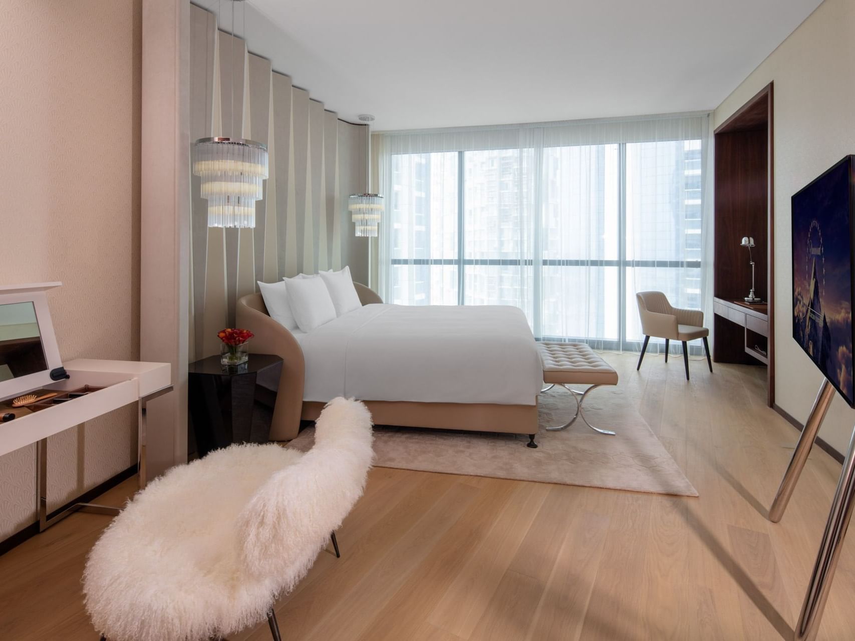 Interior of the Carole Suite at Paramount Hotel Dubai