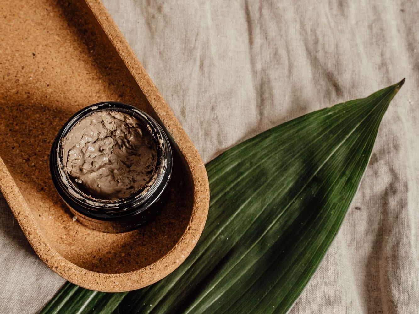 Closeup of a body scrub used at Spa at Paradox Singapore