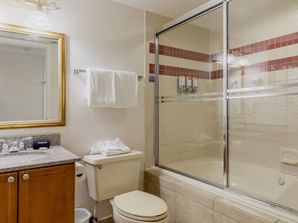 Mini Suite Bathroom at Legacy Vacation Resorts at Lake Buena Vista