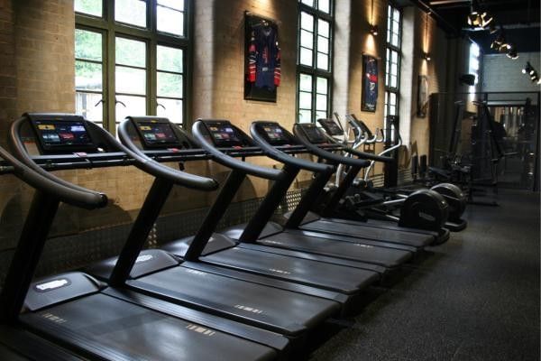 Close up image of treadmills at East Park Gym featured in our article on the Bracknell Parkrun.