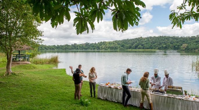 The Lake side Breakfast at Arusha Serena Hotels