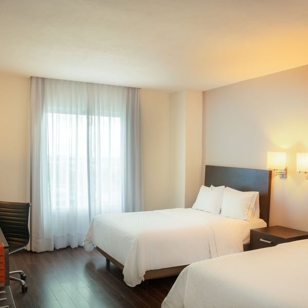 Two Double beds in Superior Room at Fiesta Inn
