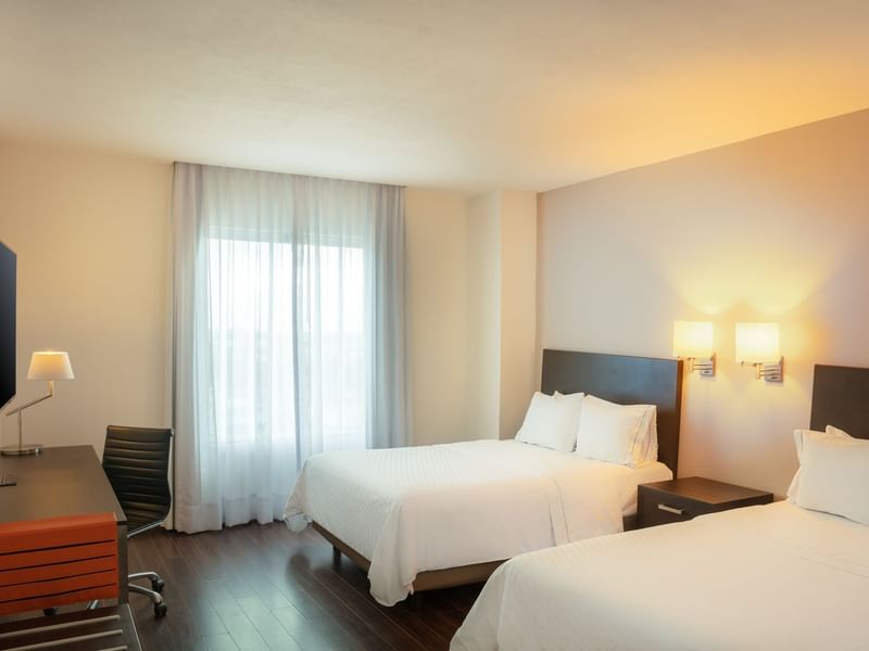 Two Double beds in Superior Room at Fiesta Inn