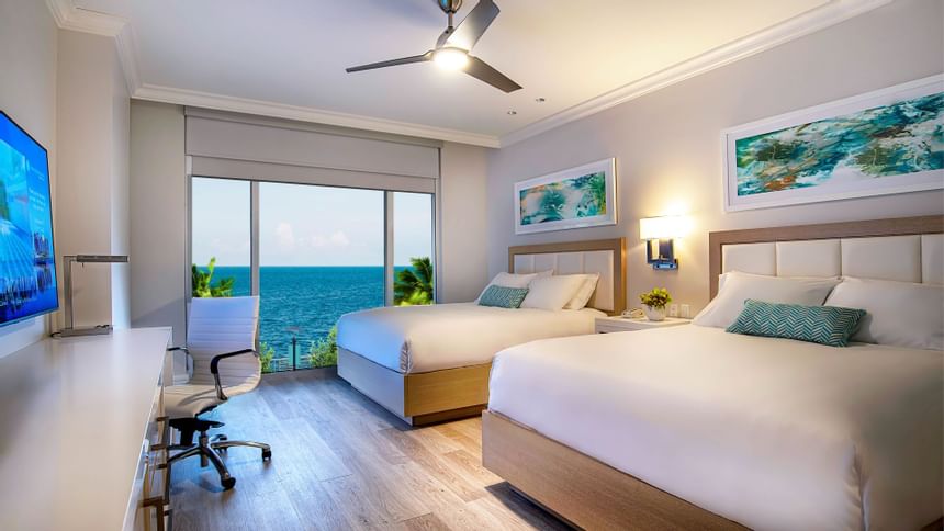 Two beds Premium Queen bedroom at Sunseeker Resort