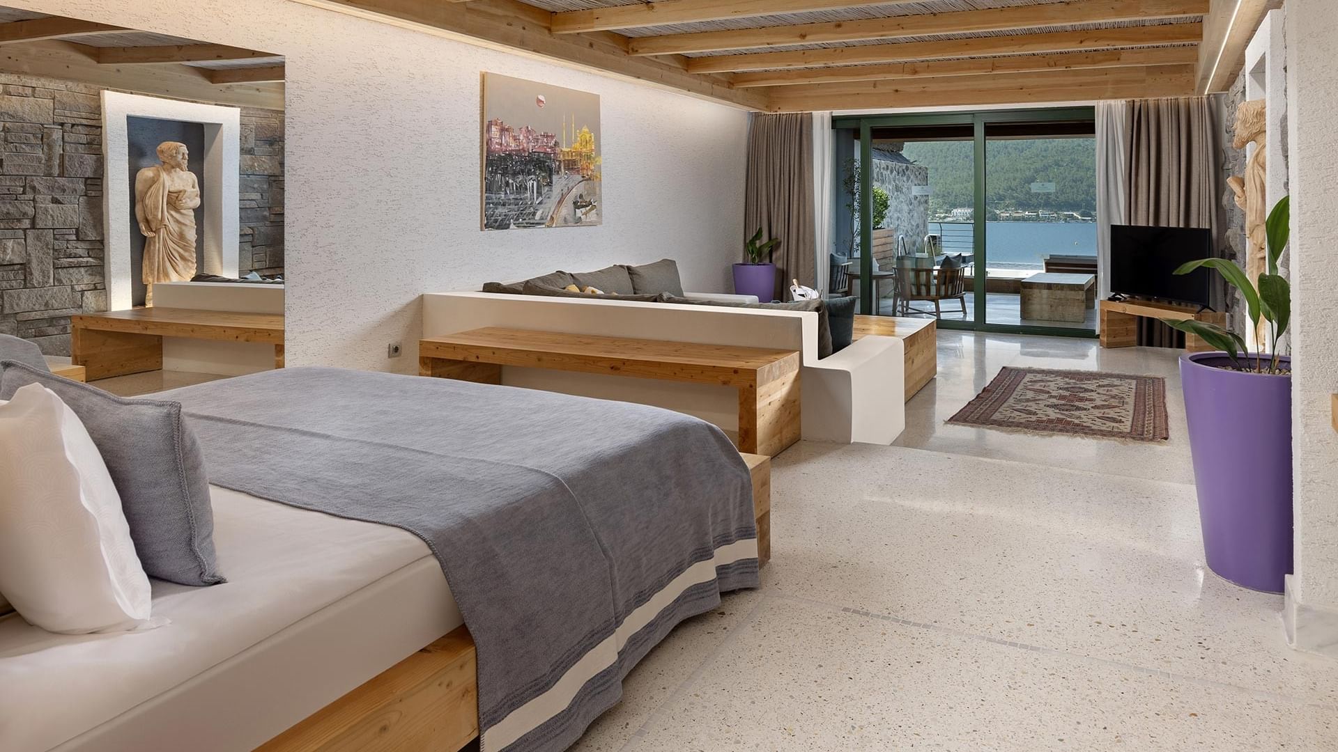 Spacious Exclusive Swim-up Room with direct pool access at Titanic Luxury Collection Bodrum