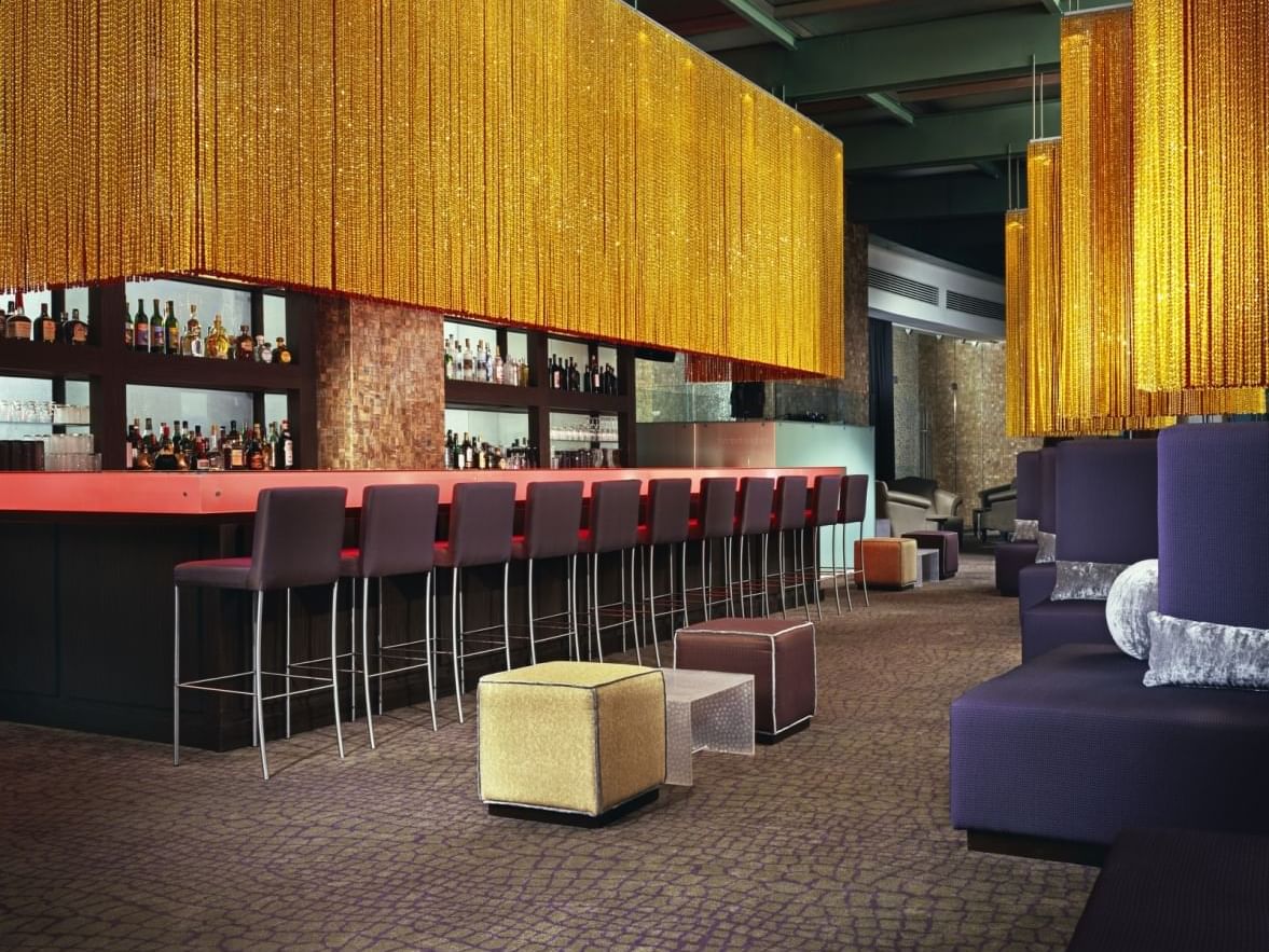 Seating around the Egos Bar counter at La Colección