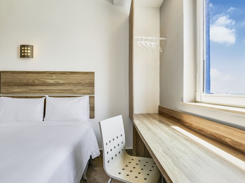 Study area with a chair at Superior Room at One Hotels