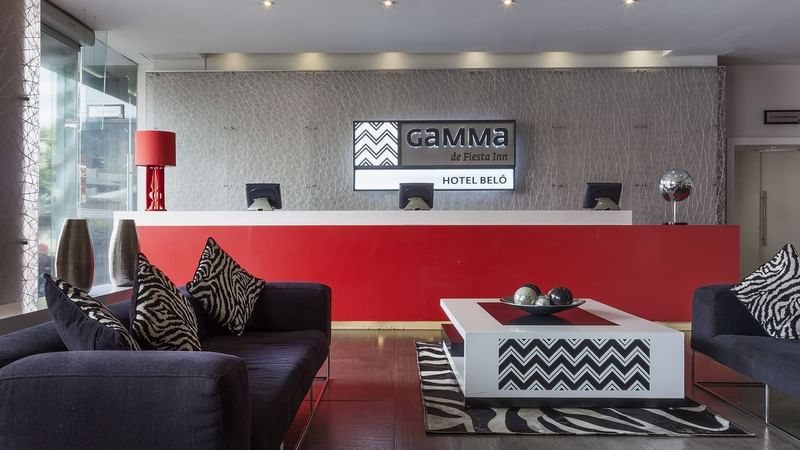 Close-up on the Front desk at Gamma Morelia Beló