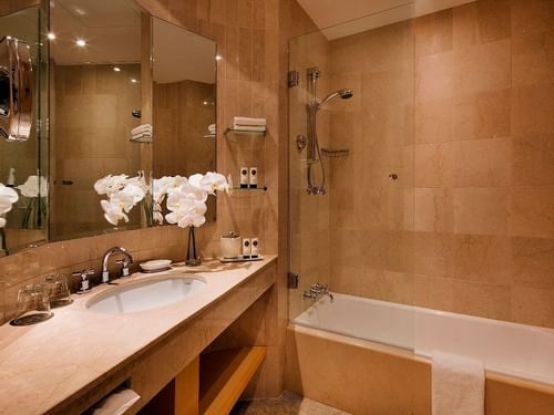 Luxury Bathroom at Sofitel Sydney Wentworth