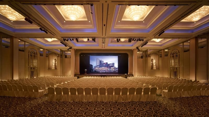 Grand Ballroom in theatre set up in Sunway Putra Hotel