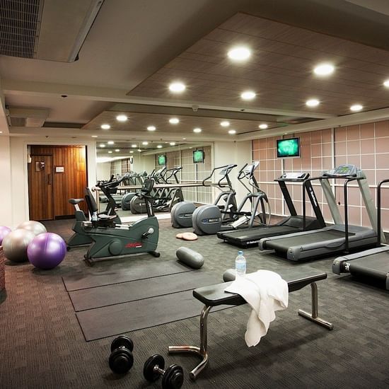 Interior of a Fitness center at Pullman Cairns