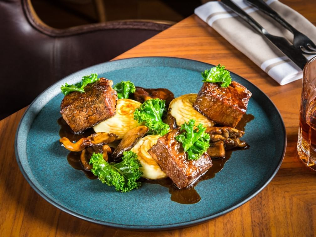Ribs Steak at Pacific Groove at Paramount Hotel Dubai