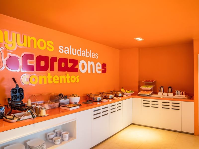 Breakfast Buffet area in a breakfast room at One Hotels