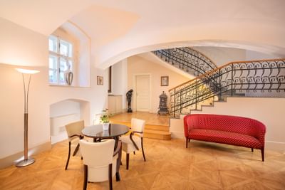 Hotel Lobby at Hotel Leonardo, Prague 1, Czech Republic