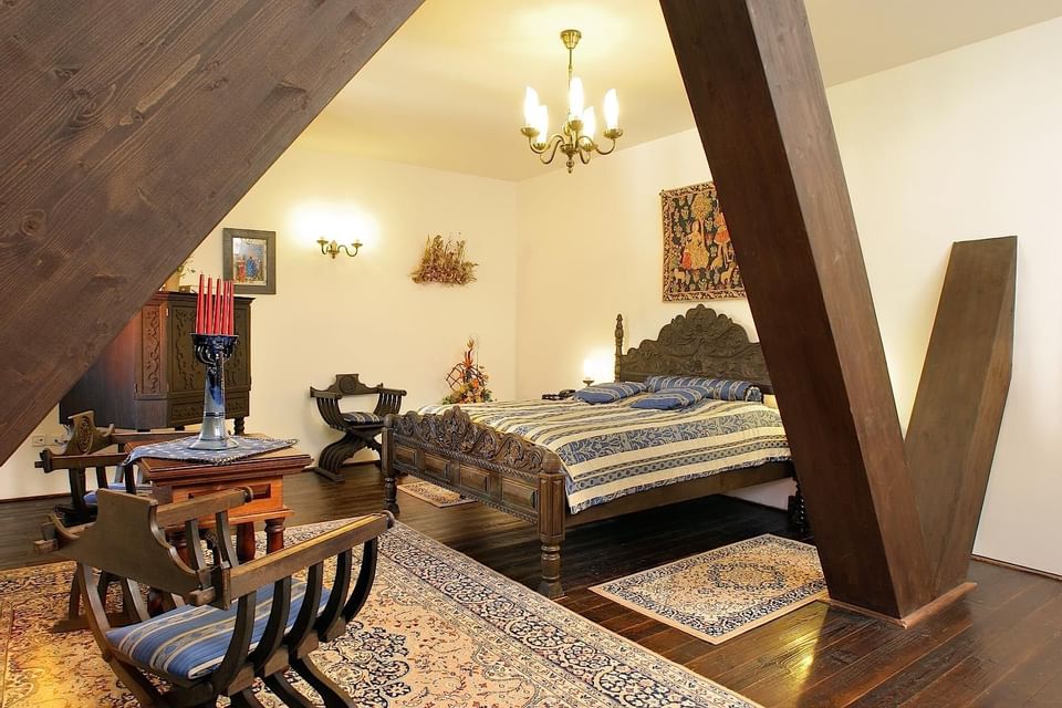 Deluxe Room at Hotel Ruze, Český Krumlov, Czech Republic