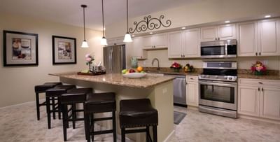 kitchen with island