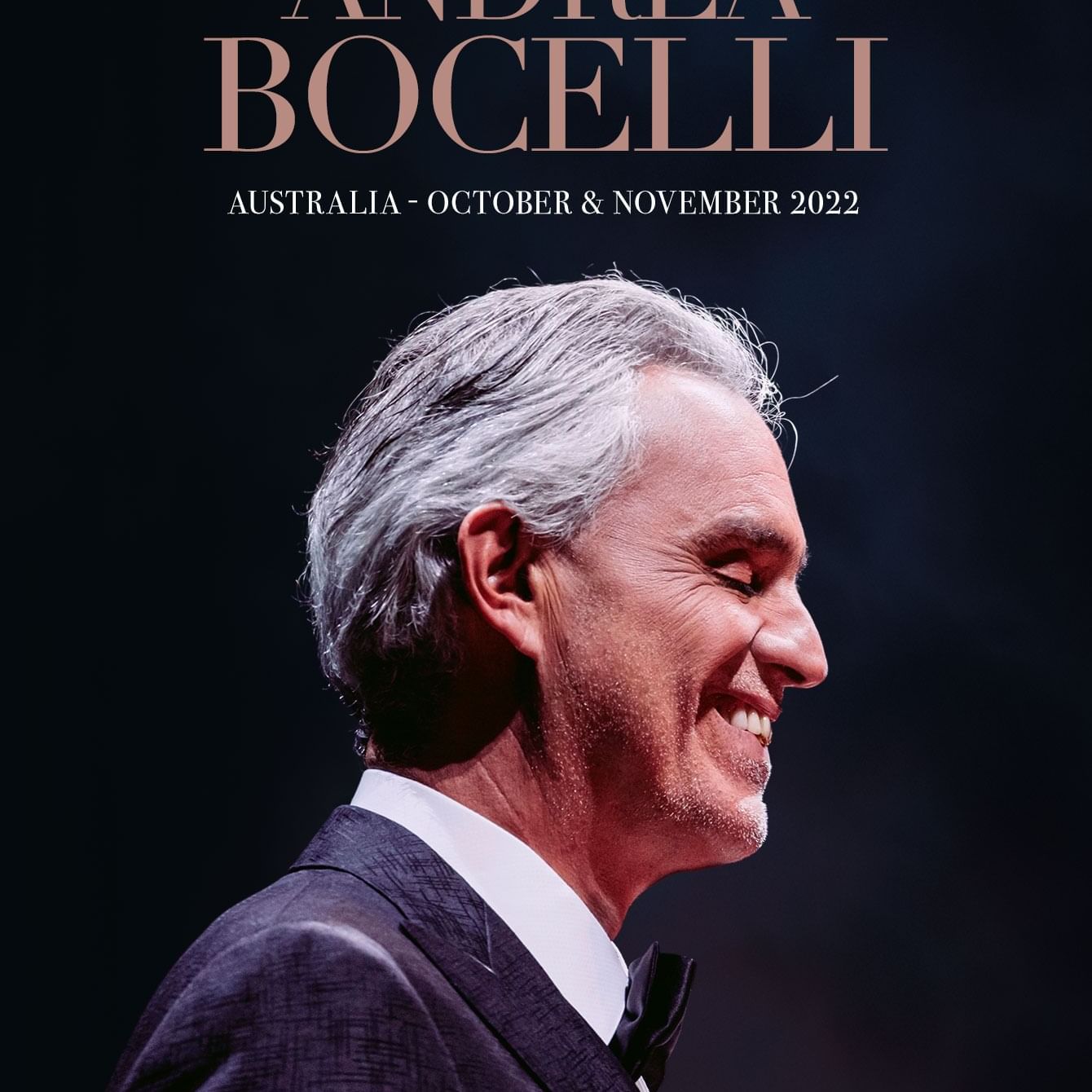 Andrea Bocelli on stage