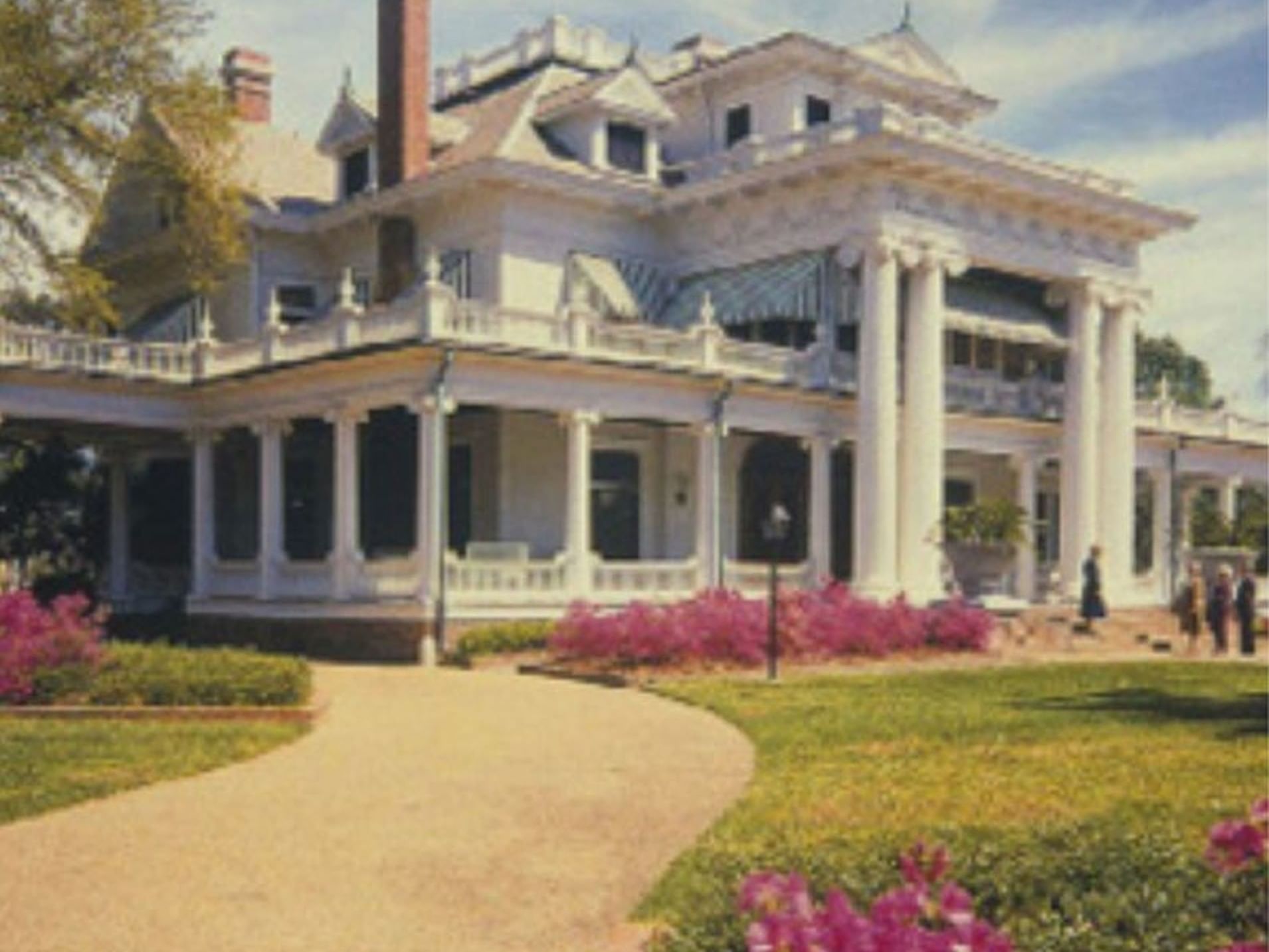 Exterior of McFaddin Ward House near MCM Elegante Beaumont