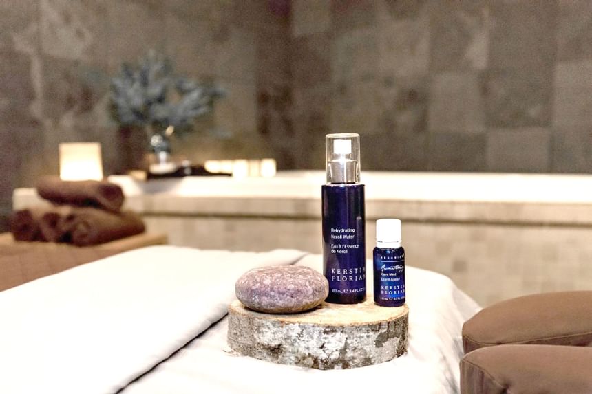 Bath and body items at the Spa in Alderbrook Resort & Spa 