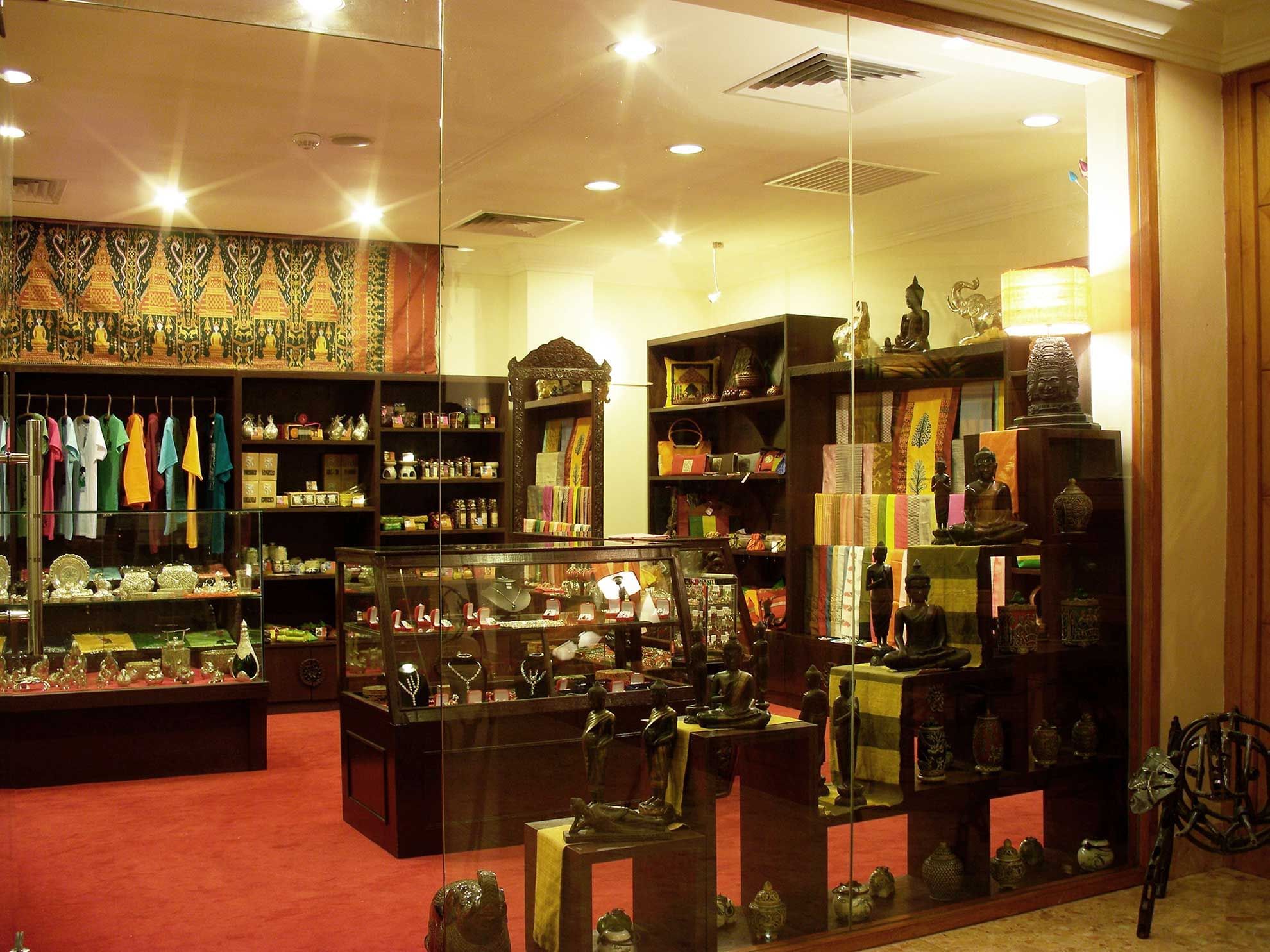 Jarai Shop with souvenir items at Sunway Hotel Phnom Penh