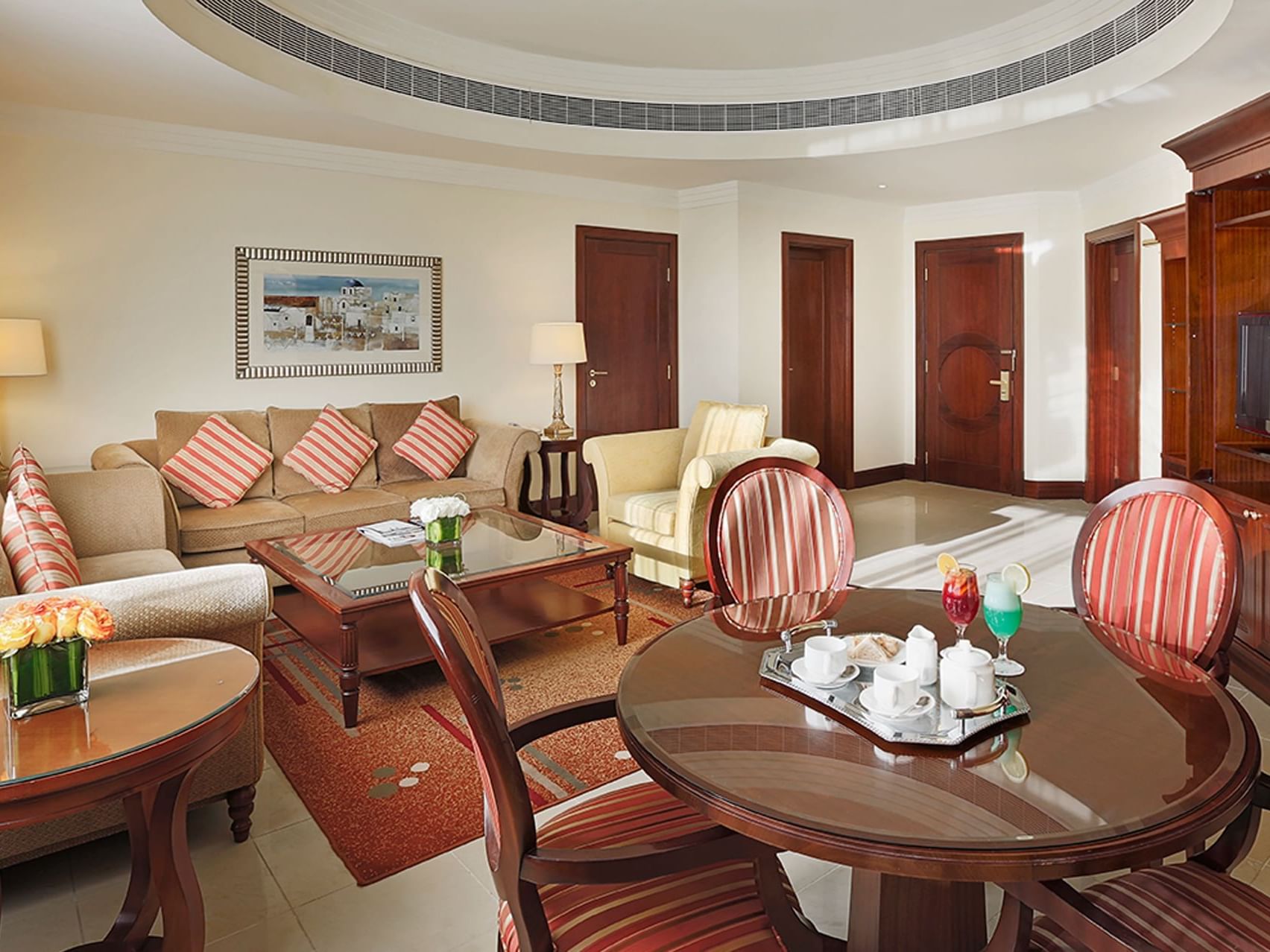 Living area in Luxury Suites at City Season Hotels
