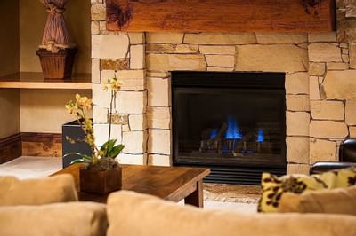 Guest Room Fireplace