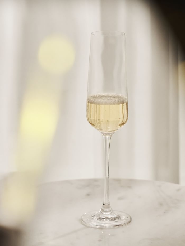A Bottle of Sparkling Wine or Champagne
