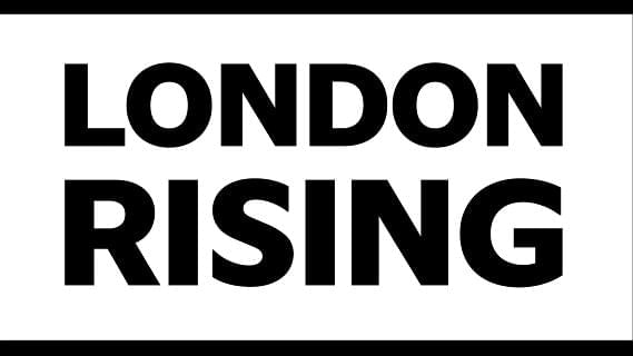 The Logo of London Rising used at The Londoner Hotel