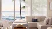 Couples' oceanfront spa treatment room with breathtaking views.