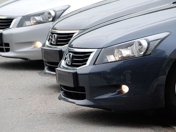 Cars parked for transportation at Eastin Grand Hotel Phayathai
