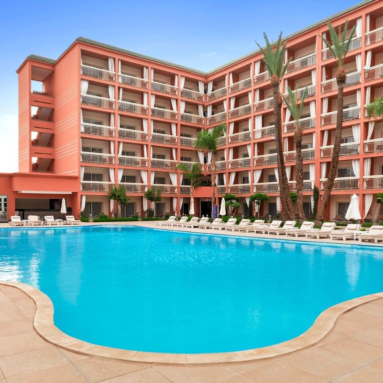 Two Heated Pools at Savoy Le Grand Residence Suites in Marrakech