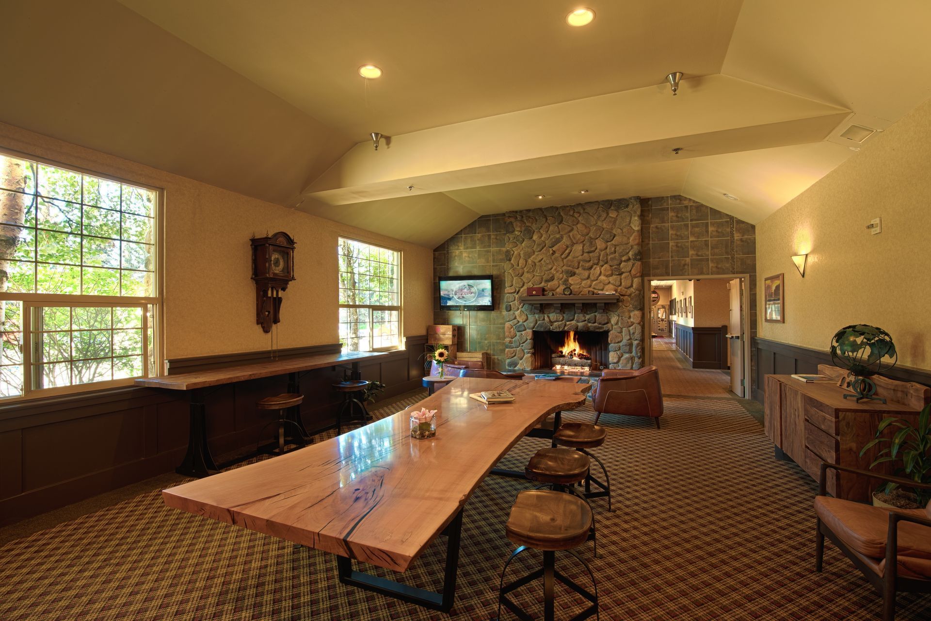 Lobby Fireplace