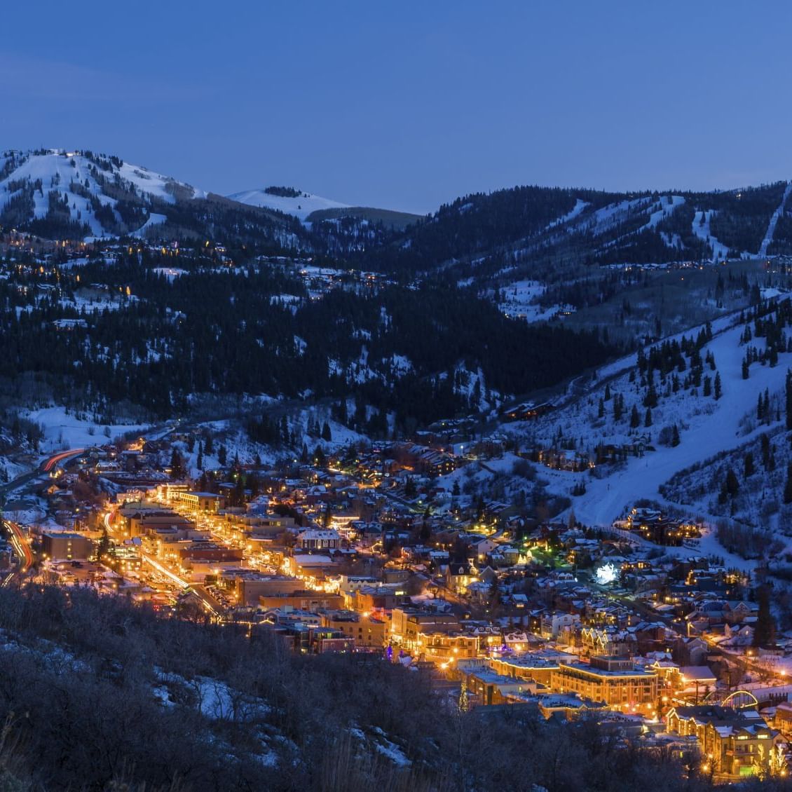 Park City at night