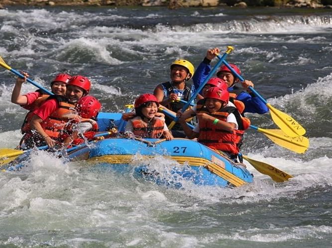 White water rafting in Niseko near Chatrium Niseko Japan