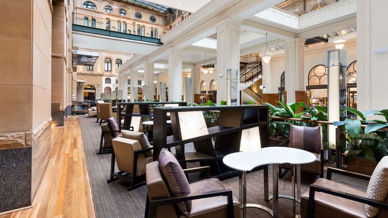 The seating area of the Bar at Fullerton Sydney