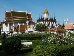 Wat Ratchanatdaram Woravihara (Loha Prasat) near Chatrium Grand Bangkok