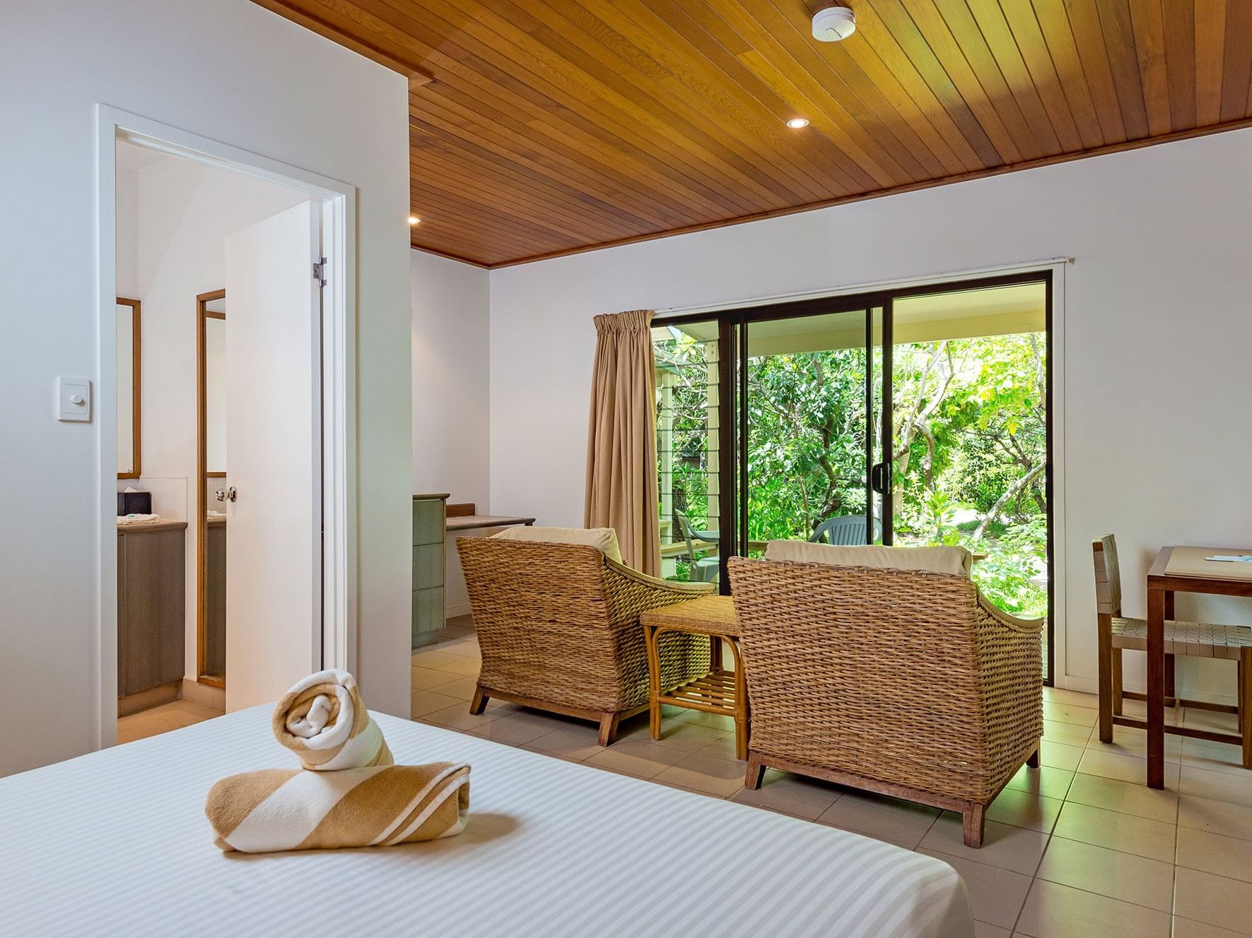 Interior of Turtle Room at Heron Island Resort