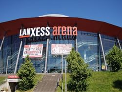 Exterior view of Lanxess Arena near Rheinland Hotel Kollektion