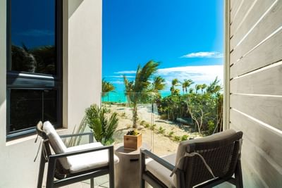 Chairs in Lockout Studio Terrace at H2O Life Style Resort