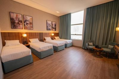 Accommodation at Elaf Qinwan Hotel