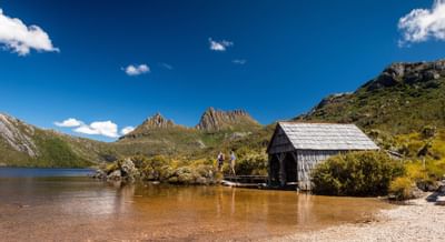 Boat Shed at Dove Lake at Cradle Mountain Hotel