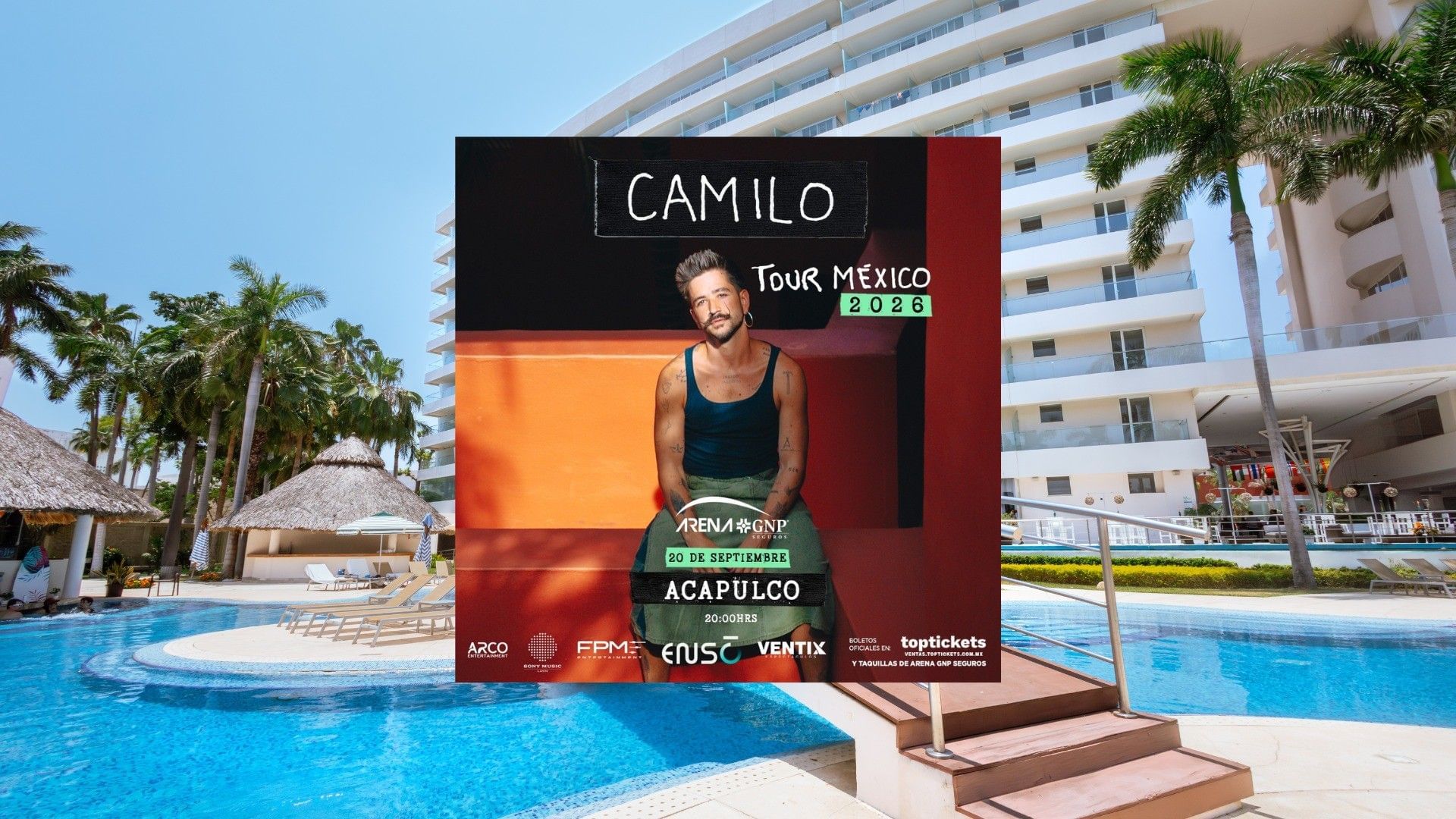 Hospedaje + Concierto de Camilo