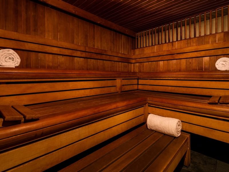 A Steam room in May Fair Spa at The May Fair Hotel London