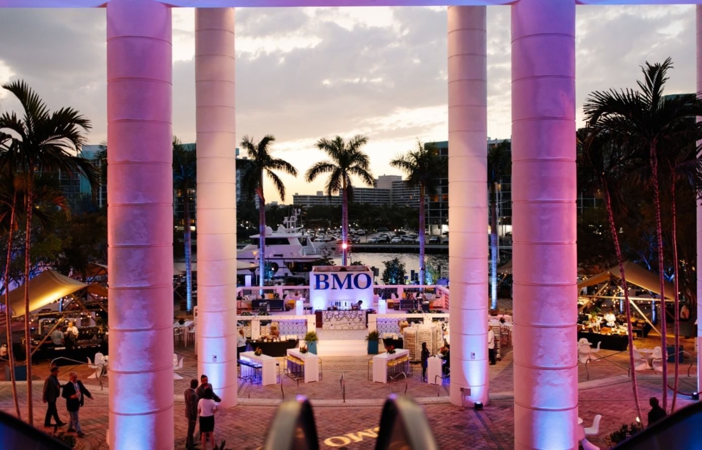 An event arranged outdoors at The Diplomat Resort